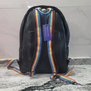 Parker & Hyde, | Bags | Parker Hyde Rainbow Stripe Neoprene  display picture 3